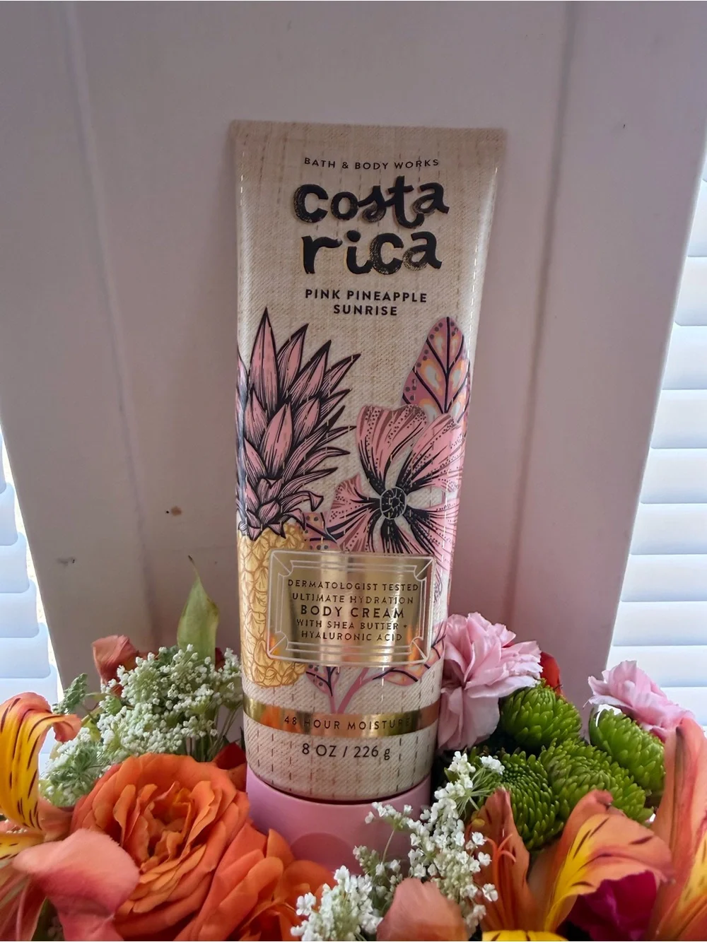 Bath & Body Works Costa Rica Pink Pineapple Sunrise Body Cream - Pink